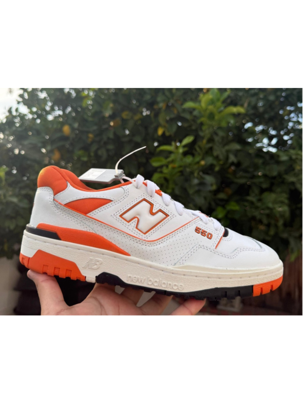New Balance 550 "Syracuse" Orange/White - Men's Size 9 BB550HG1